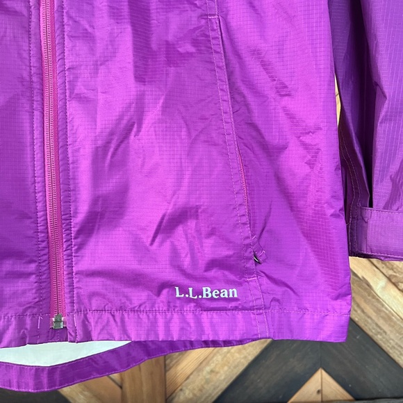 L.L. Bean Girls Large 14-16 Purple Rain Jacket - Picture 3 of 11